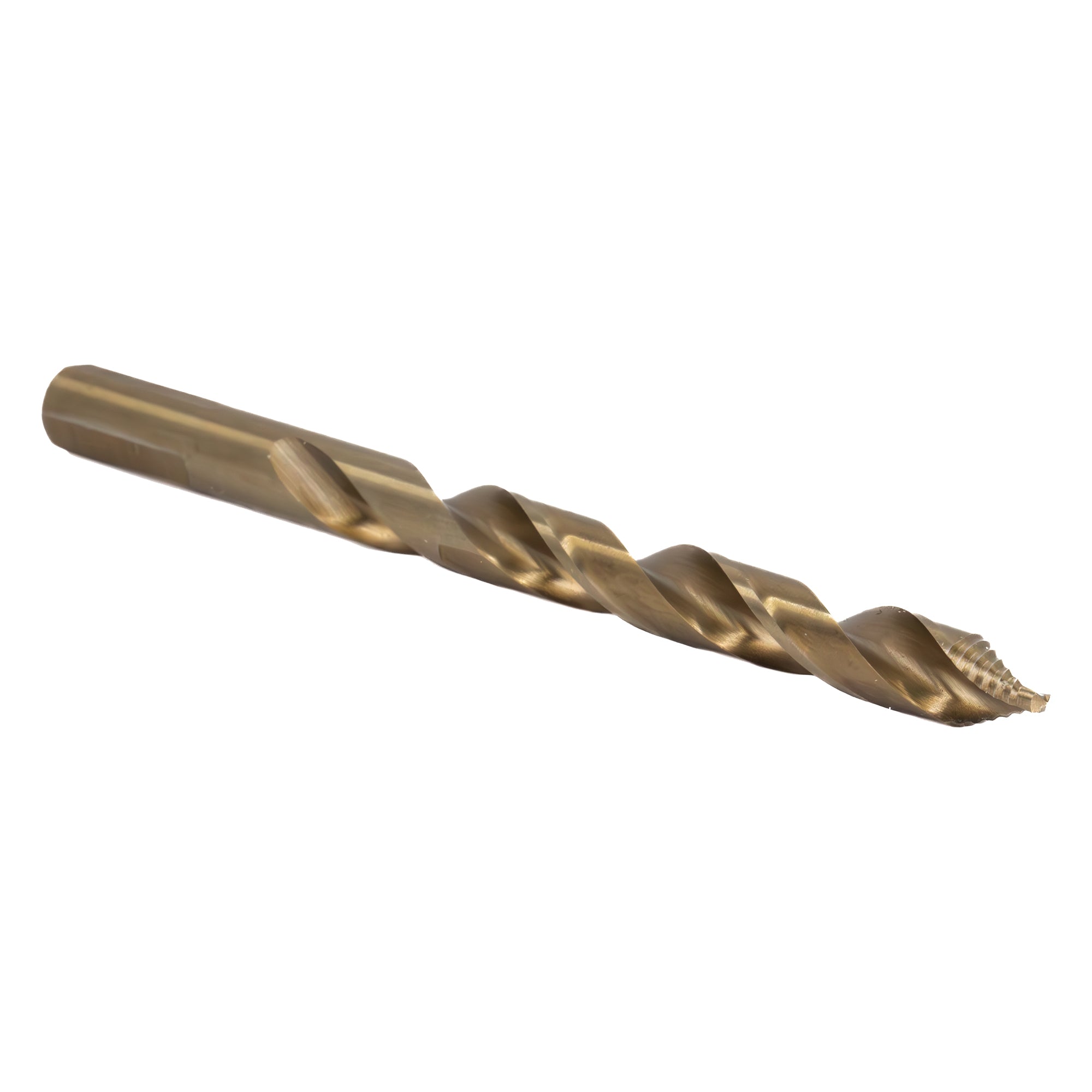 21/64" Stepped Point Cobalt Drill Bit with 3-Flat Shank