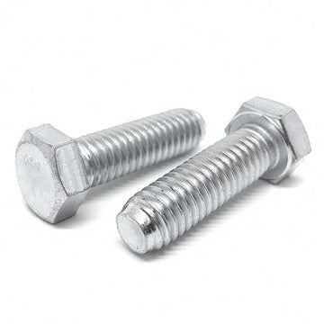 M8-1.25x16 Class 10.9 Hex Cap Screws Zinc Clear