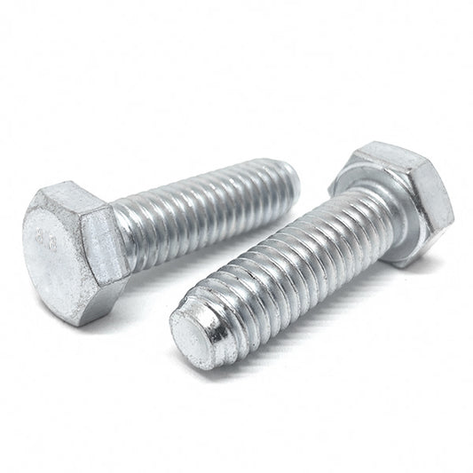 M5-0.80x8 Class 8.8 Hex Cap Screws Zinc Clear