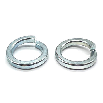 M6 Class 12 High Collar Split Lock Washer Zinc Clear