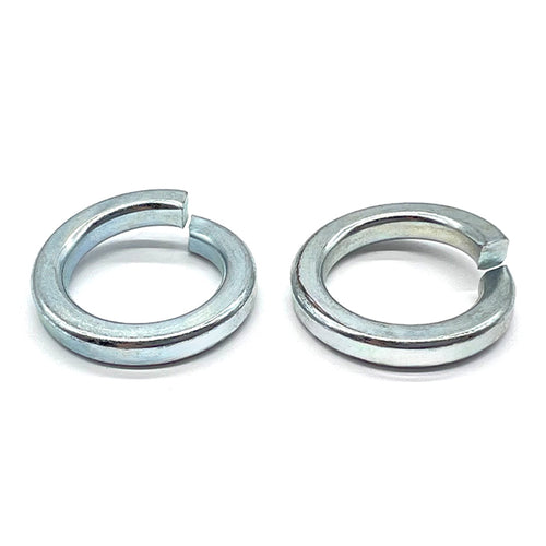 M5 Class 12 High Collar Split Lock Washer Zinc Clear