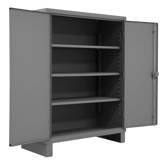 Cabinet, 3 Shelves, Gray