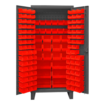Cabinet, 126 Red Bins