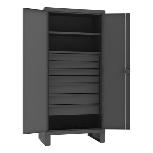 Cabinet, 2 Shelves, 7 Drawers