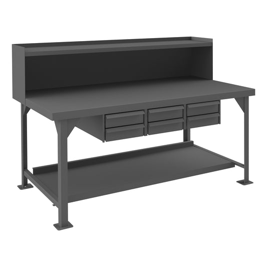 Workbench, 6 Drawers, 60 x 36