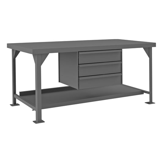 Workbench, 3 Drawers, 72 x 36