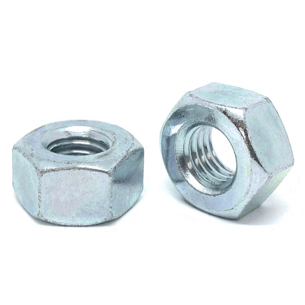 5/16"-18 Grade 2 Heavy Hex Nuts Zinc Clear