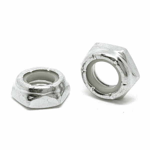 1/4"-20 18-8 Stainless Steel Nylon Insert Hex Jam Nuts