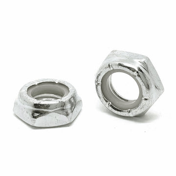 M6-1.0 A2-70 Stainless Steel Nylon Insert Hex Jam Nuts