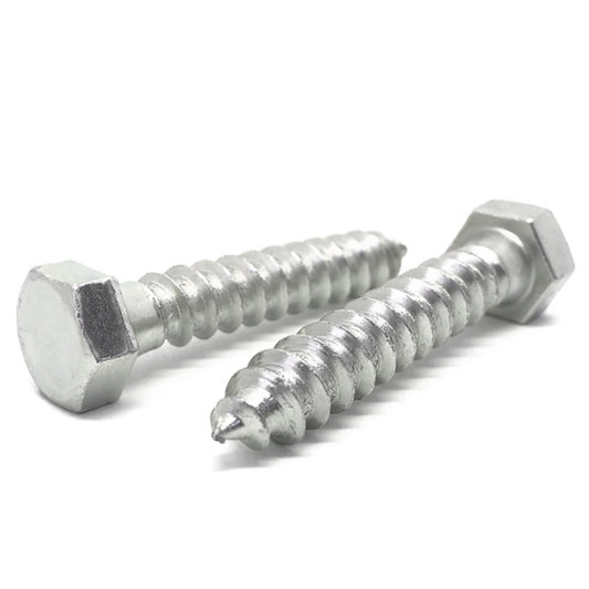 5/16-9x2" 18-8 Stainless Steel Hex Lag Screws