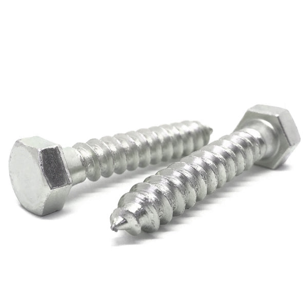 1/4-10x2" Stainless Steel Hex Lag Screws