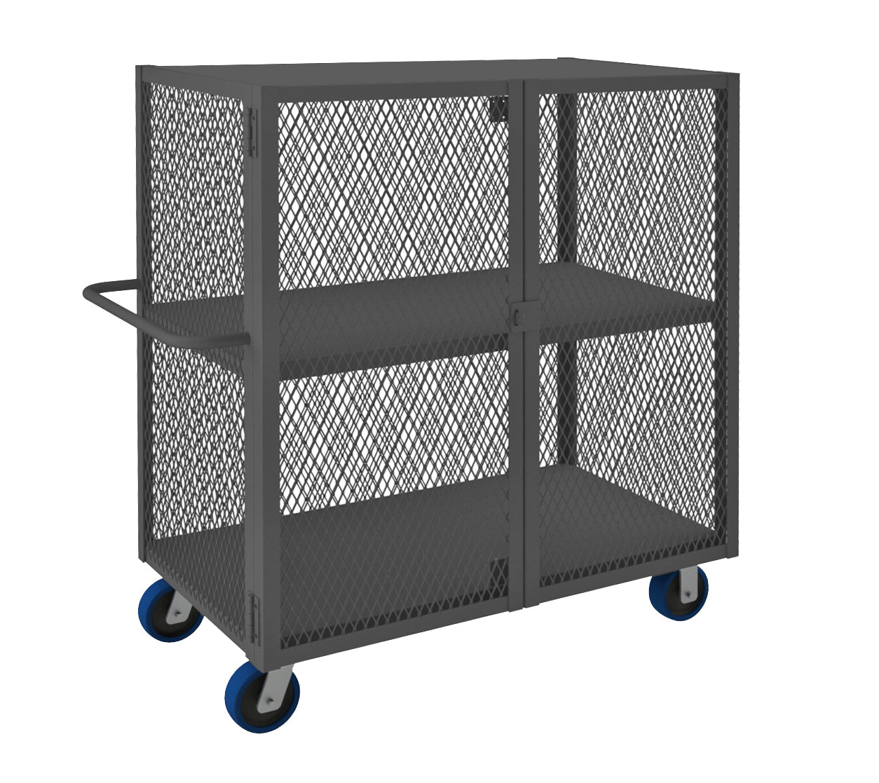 Security Mesh Truck, 2 Shelves, 24 x 48