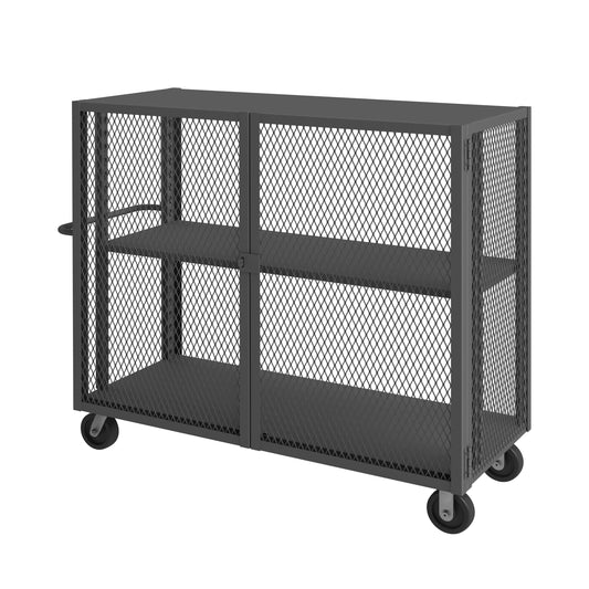 Security Mesh Truck, 2 Shelves, 24 x 60