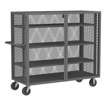 Security Mesh Truck, 4 Shelves, 24 x 60