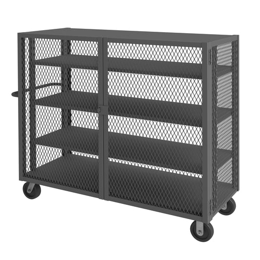 Security Mesh Truck, 4 Shelves, 24 x 60