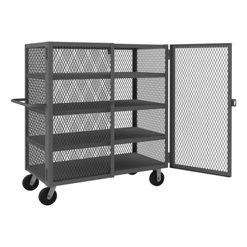 Security Mesh Truck, 4 Shelves, 24 x 60