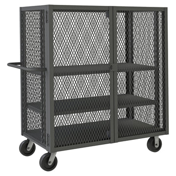Security Mesh Truck, 3 Shelves, 30 x 48