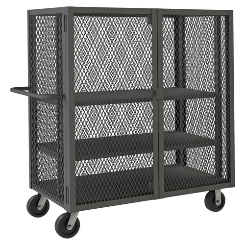 Security Mesh Truck, 3 Shelves, 30 x 48