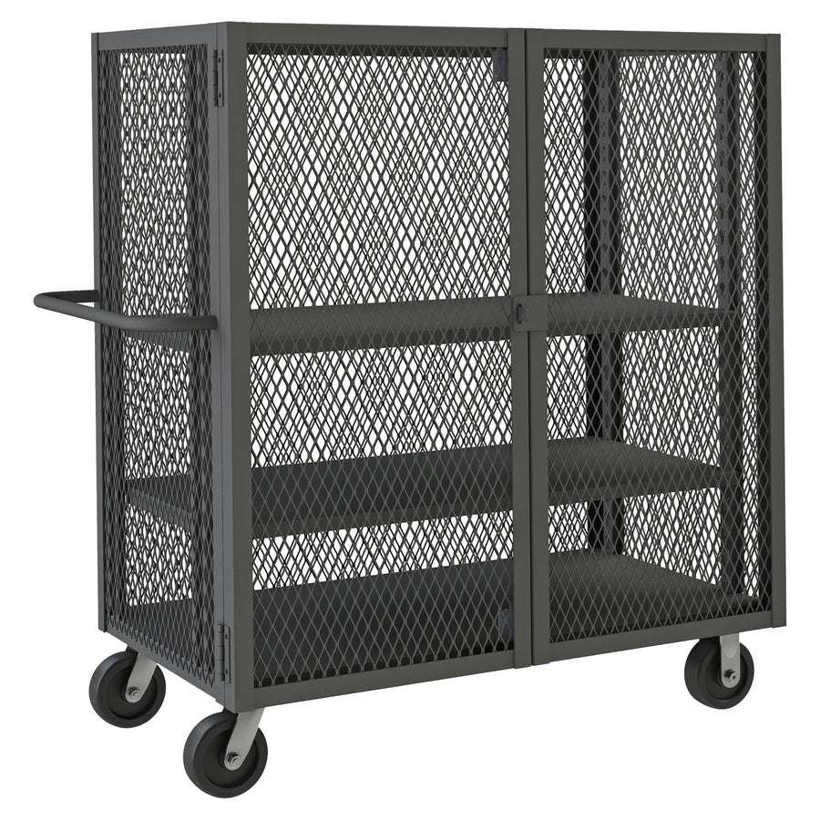Security Mesh Truck, 3 Shelves, 30 x 48