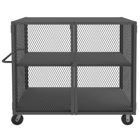 Security Mesh Truck, 2 Shelves, 36 x 60