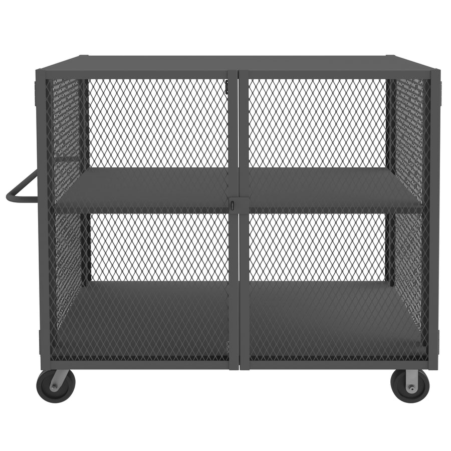 Security Mesh Truck, 2 Shelves, 36 x 60
