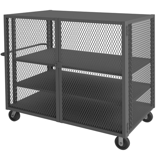 Security Mesh Truck, 3 Shelves, 36 x 60