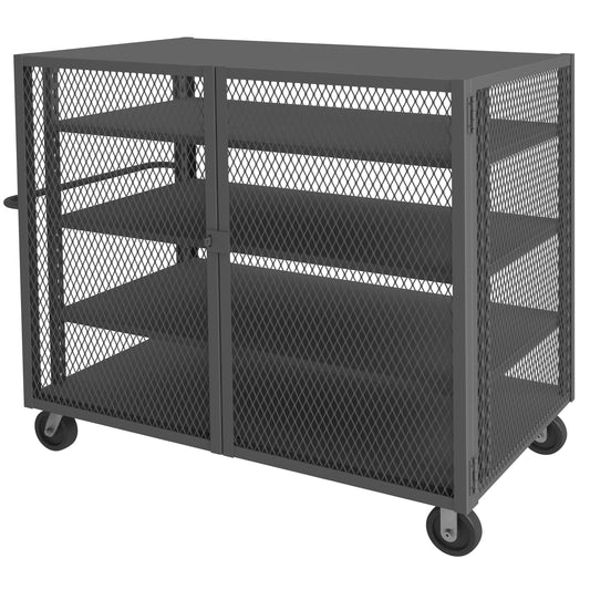 Security Mesh Truck, 4 Shelves, 36 x 60