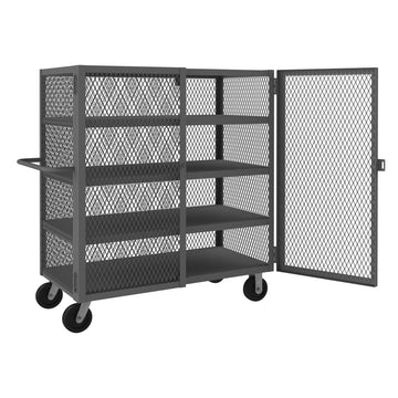Security Mesh Truck, 4 Shelves, 36 x 60