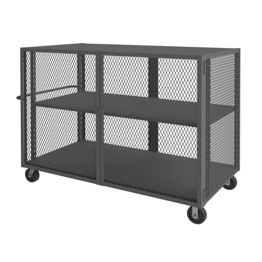 Security Mesh Truck, 2 Shelves, 36 x 72