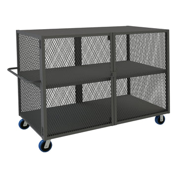 Security Mesh Truck, 2 Shelves, 36 x 72