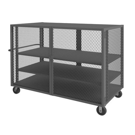Security Mesh Truck, 3 Shelves, 36 x 72