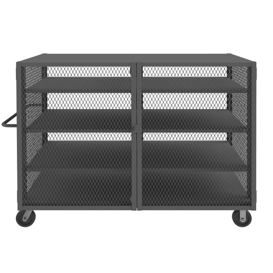 Security Mesh Truck, 4 Shelves, 36 x 72