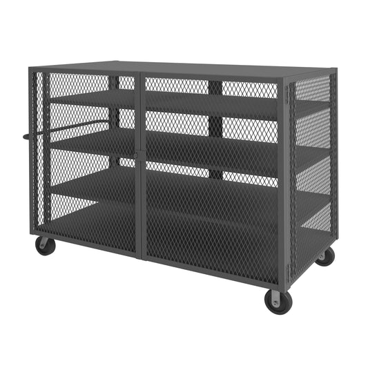 Security Mesh Truck, 4 Shelves, 36 x 72