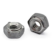 7/16"-14 3 Prong Short Pilot Hex Weld Nuts
