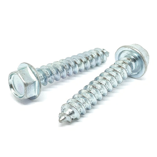 #8x3/4" Hex Washer Head Type AB Self Tapping Sheet Metal Screws Zinc