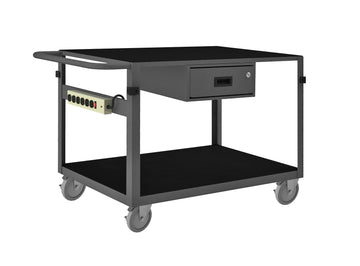 Instrument Cart, 2 Flush Shelves