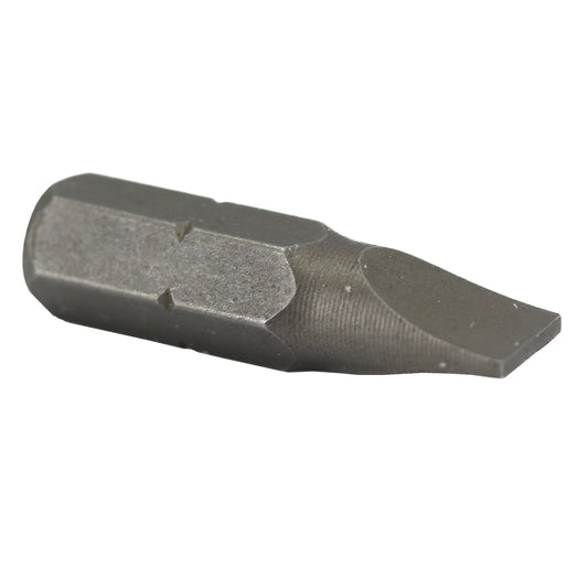 #10-12 x 1" Slotted Insert Bit with 1/4" Hex Shank