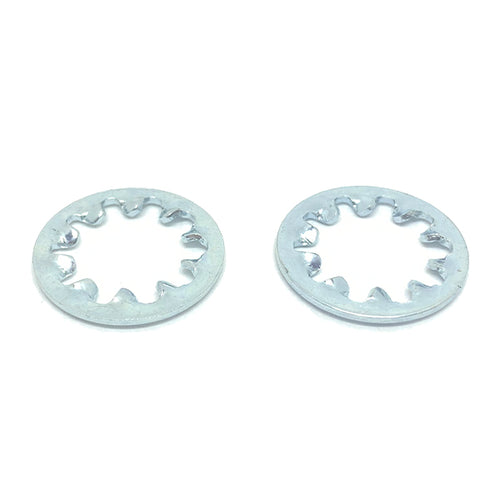 M20 Class 10 Internal Tooth Lock Washers Zinc Clear