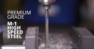 1-5/32" HSS Black & Gold Drill Bit with Reduced 1/2" 3-Flat Shank, Contractor Series