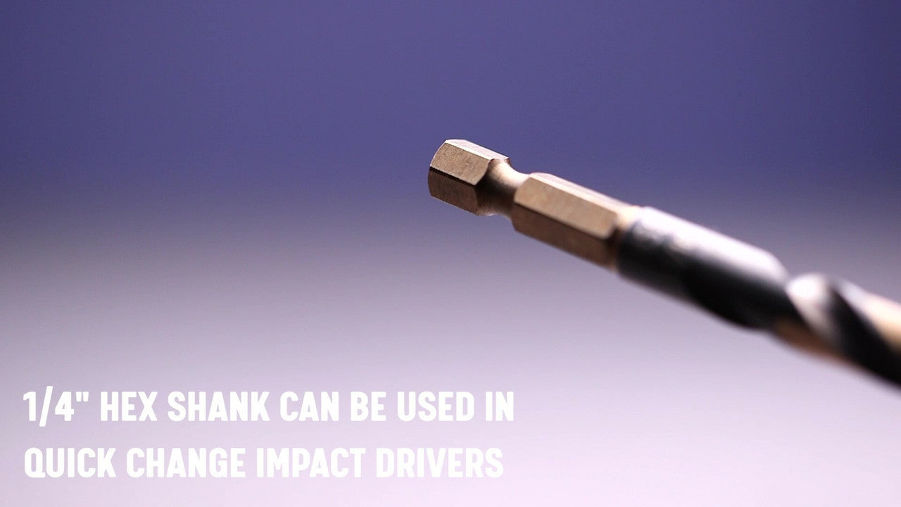 3/16" HSS Quick Change Hex Shank Drill Bit