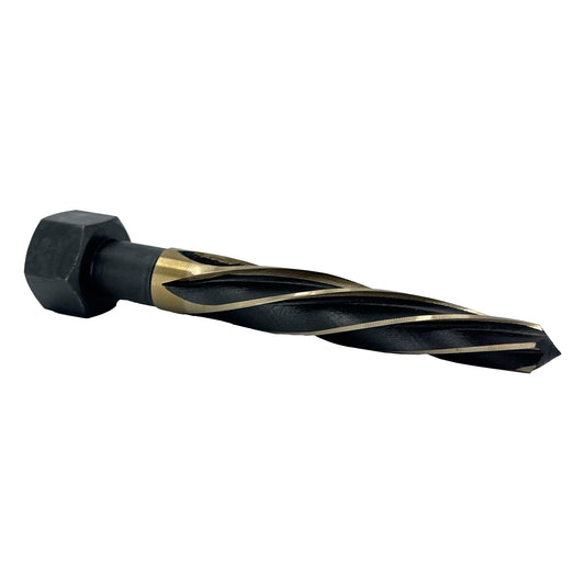 1-1/16" Extra Long Magnetic Black & Gold Hex Shank Bridge Reamer