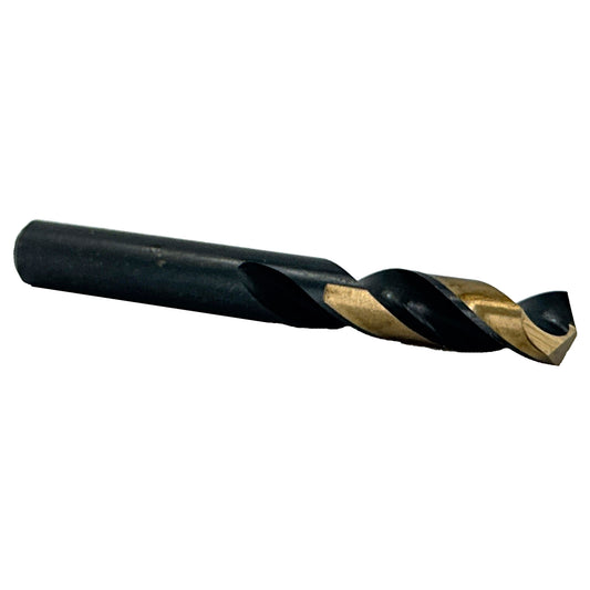 1/8" HSS Black & Gold Split Point Stub Drill Bit, Contractor Series