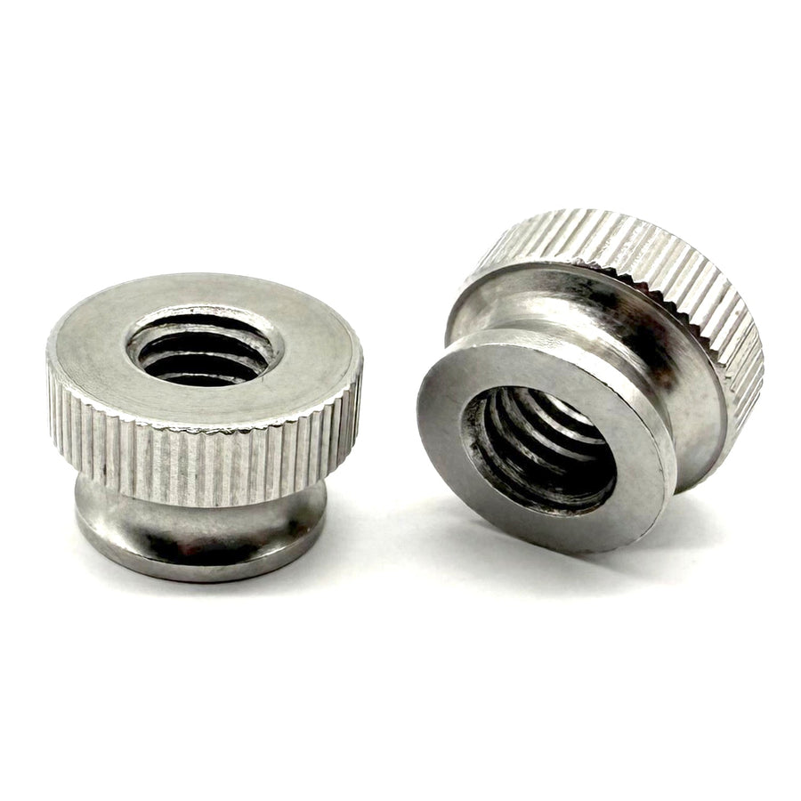 #8-32 18-8 Stainless Steel Knurled Thumb Nut