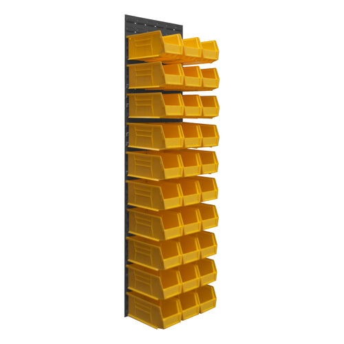 Wall Mountable, Louvered Panel Rack