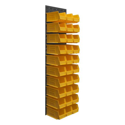 Wall Mountable, Louvered Panel Rack