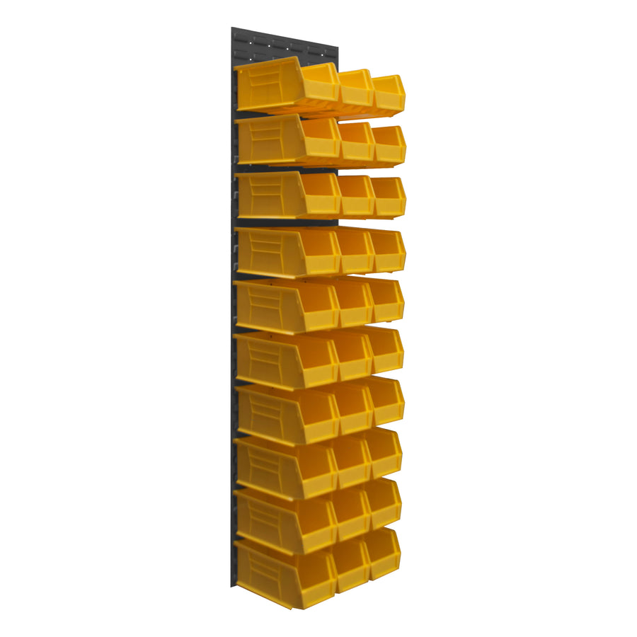 Wall Mountable, Louvered Panel Rack