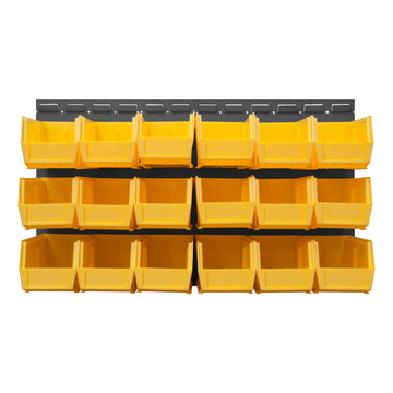 Wall Mountable, Louvered Panel Rack