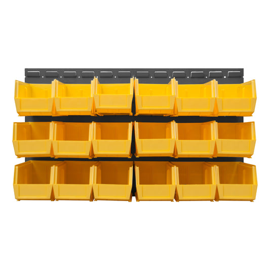 Wall Mountable, Louvered Panel Rack
