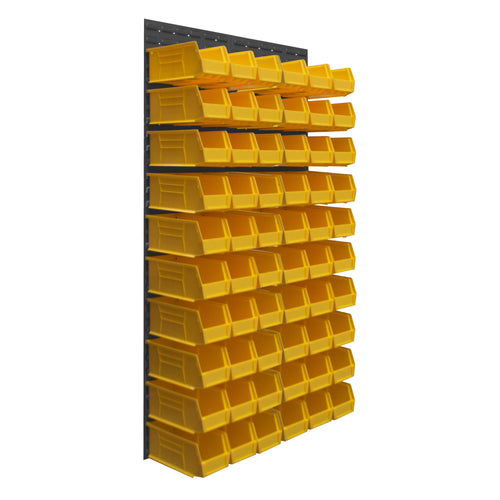 Wall Mountable, Louvered Panel Rack