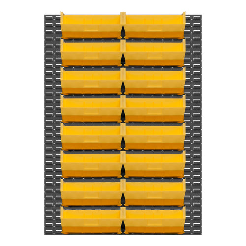 Wall Mountable, Louvered Panel Rack